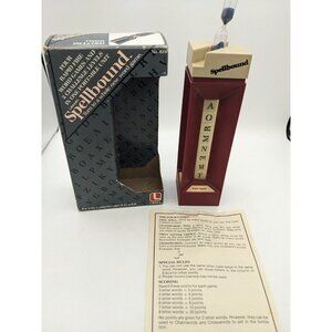 Vintage Spellbound Word Game 2 Levels Family Night Or Travel game Lakeside 1981